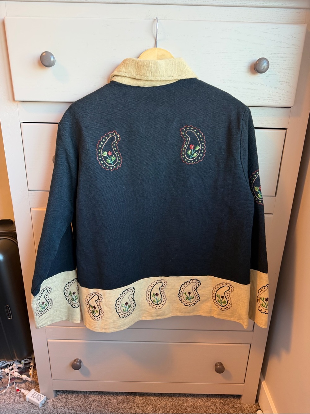 Vintage Paisley Boho Jacket - Picture 5 of 6